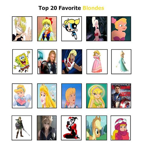 blonde cartoon icons|blonde movie characters female.